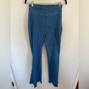 SHEIN High Waisted Flair Jeans